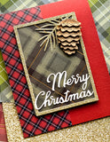 94483 Pointed Pine Needle Frame Craft Die
