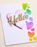 94548 Sprinkle Heart Collage craft die