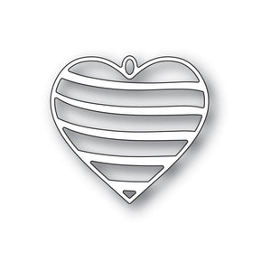 94367 Banded Heart Locket