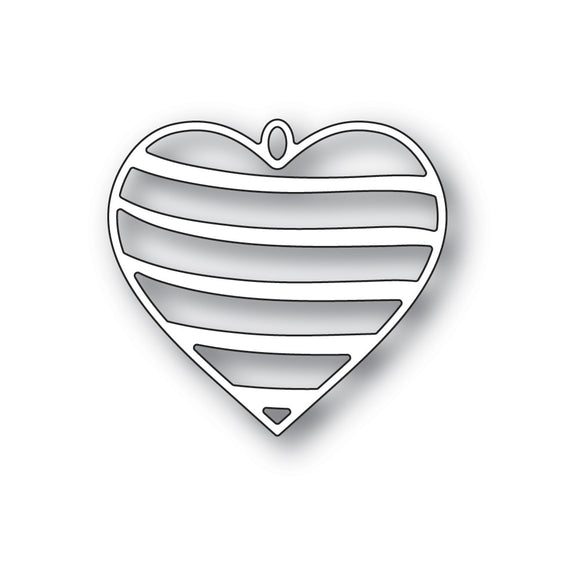 94367 Banded Heart Locket