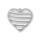 94367 Banded Heart Locket