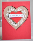 94364 Scallop Pinpoint Loving Heart Cut Out craft die