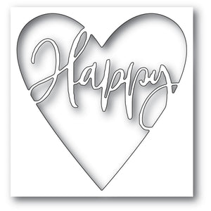 94373 Happy Heart Collage craft die