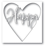 94373 Happy Heart Collage craft die