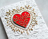 94389 Champagne Heart craft die