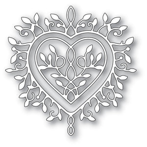 94389 Champagne Heart craft die