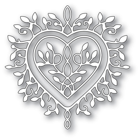 94389 Champagne Heart craft die