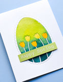 94454 Tulip Oval Collage craft die