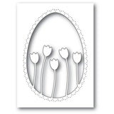 94454 Tulip Oval Collage craft die