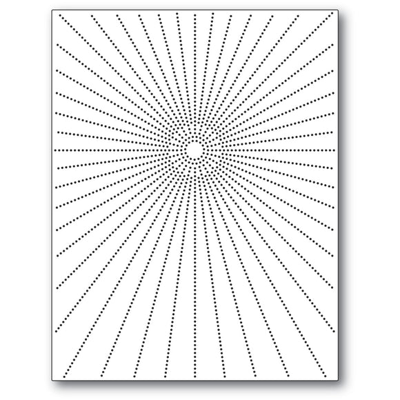 94514 Pinpoint Burst Plate Craft Die