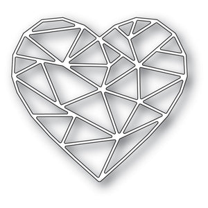 94517 Crystal Heart craft die