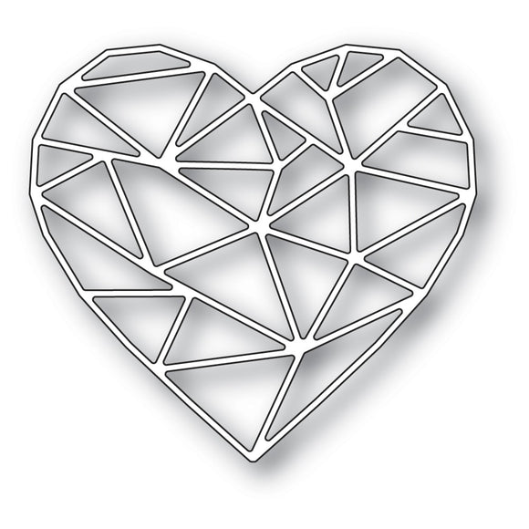 94517 Crystal Heart craft die