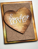 94552 Woodgrain Heart craft die