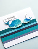 94573 Whale Family Craft Die