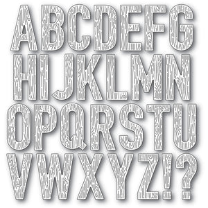 94579 Wooden Alphabet Die Set