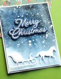 94584 Merry Christmas Posh Script Craft Die