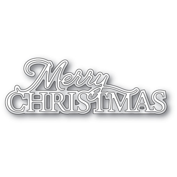 94584 Merry Christmas Posh Script Craft Die