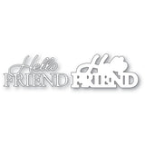94586 Hello Friend Posh Script Craft Die