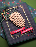 94594 Large Pine Cone Craft Die