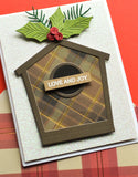 94606 House Frame Background Craft Die