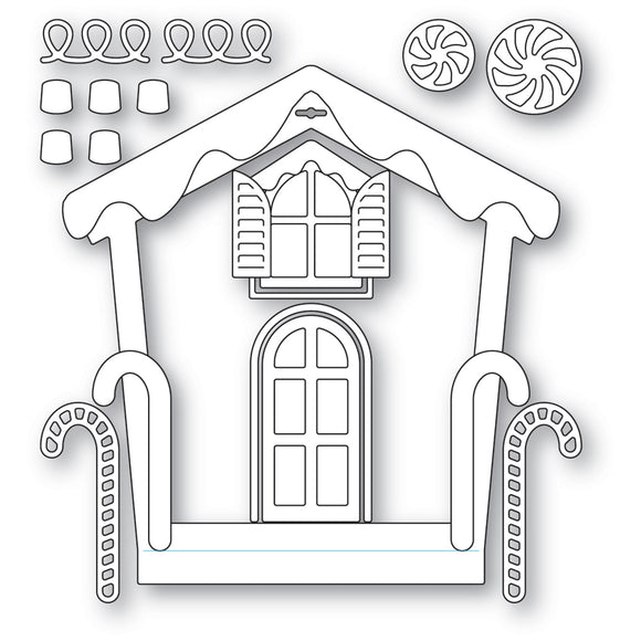 94603 Gingerbread House Frame Craft Die