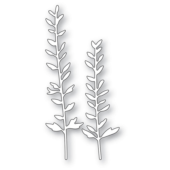 94615 Tall Frilly Leaf Stems Die