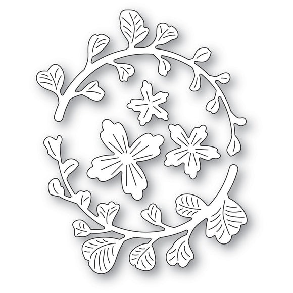 94666 Paisley Bloom Leaf Arch Craft Die