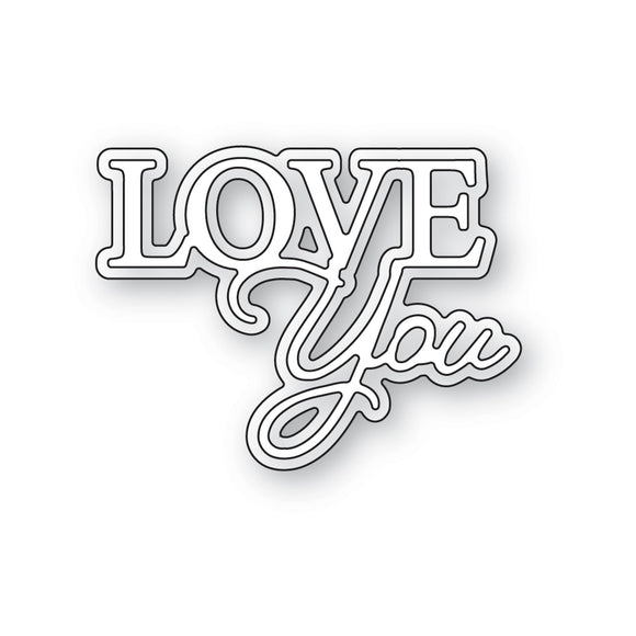 94668 Love You Posh Script