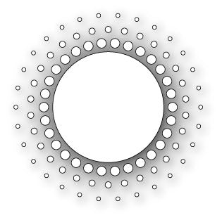 98478 Large Circle Burst craft die