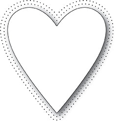 99950 Pinpoint Heart craft die