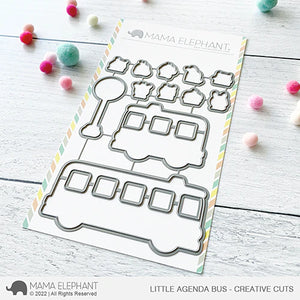 Mama Elephant  Little Bus Agenda Creative Cuts
