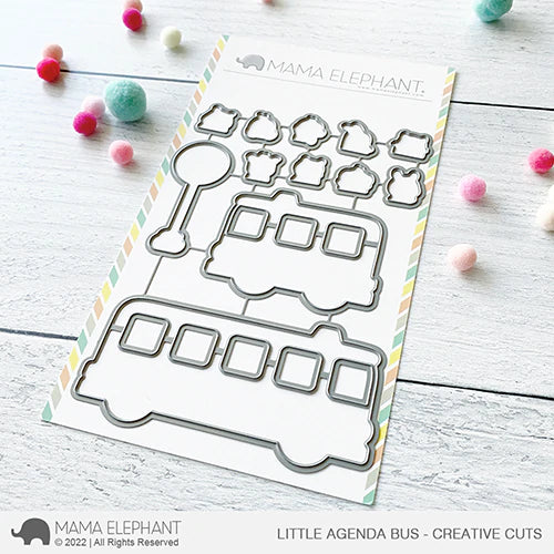 Mama Elephant  Little Bus Agenda Creative Cuts