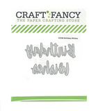 CF236 Birthday Wishes craft die