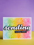 2192 Luscious Script Sending craft die