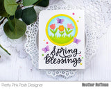 Spring Blessings Script Dies