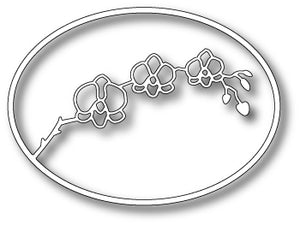 D106 Orchid Branch Oval craft die