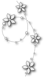 D121 Poinsettia Breeze craft die