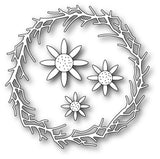 D122 Sunflower Wreath craft die