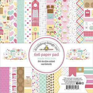 Doodlebug Made with Love 6x6 Paper Pad