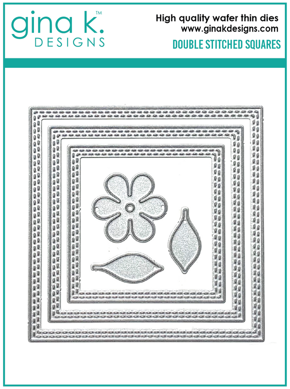 Small Square Double Stitch Nested Die Set