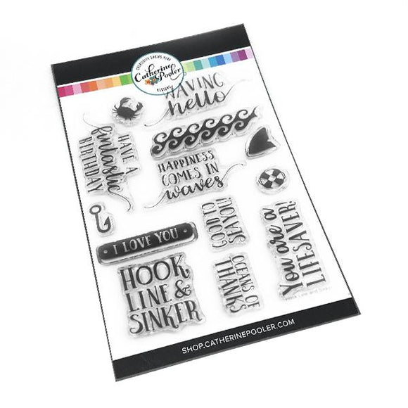 Catherine Pooler Hook Line & Sinker Stamp Set