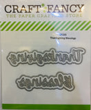 CF225 Thanksgiving Blessings craft die