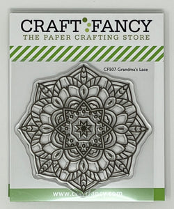 CF507 Grandma's Lace Clear Stamp