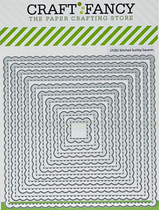 CF282 Stitched Scallop Squares