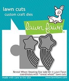 LF1792 Reveal Wheel Shooting Star Add-On Lawn Cuts Dies