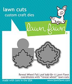LF1793 Reveal Wheel Fall Leaf Add-On Lawn Cuts Dies