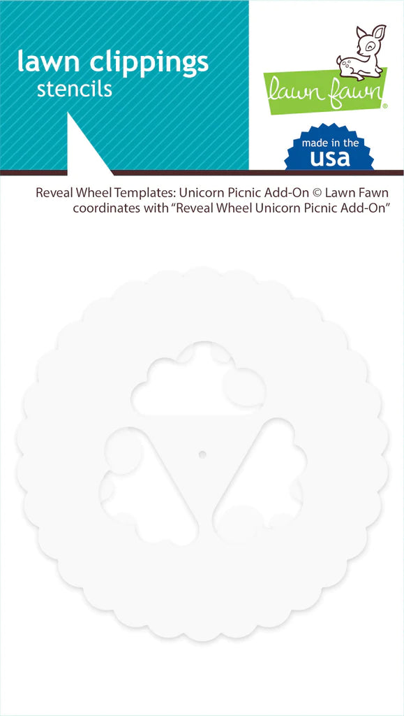 LF2322 Reveal Wheel Templates: Unicorn Picnic Add on