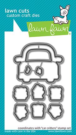 LF2339 Car Critters Lawn Cut Dies