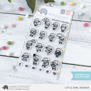 Mama Elephant Little Girl Agenda