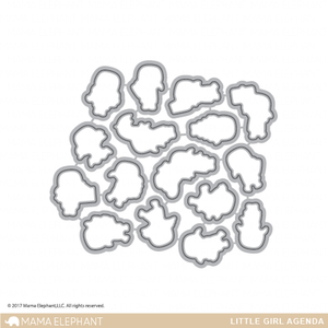 Mama Elephant Little Girl Agenda Creative Cuts